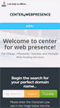 Mobile Screenshot of center4webpresence.com